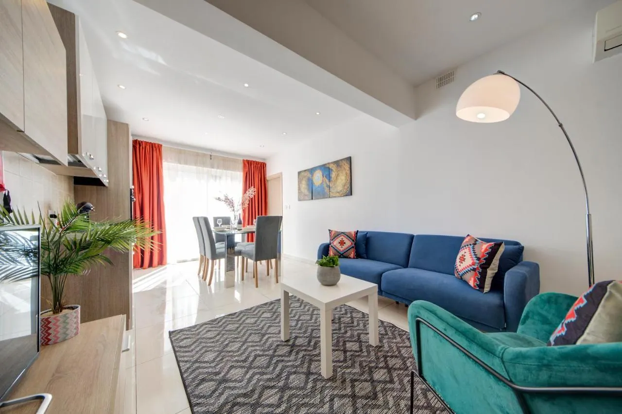 Sapphire Court Penthouse Apartment Sliema By Shortletsmalta