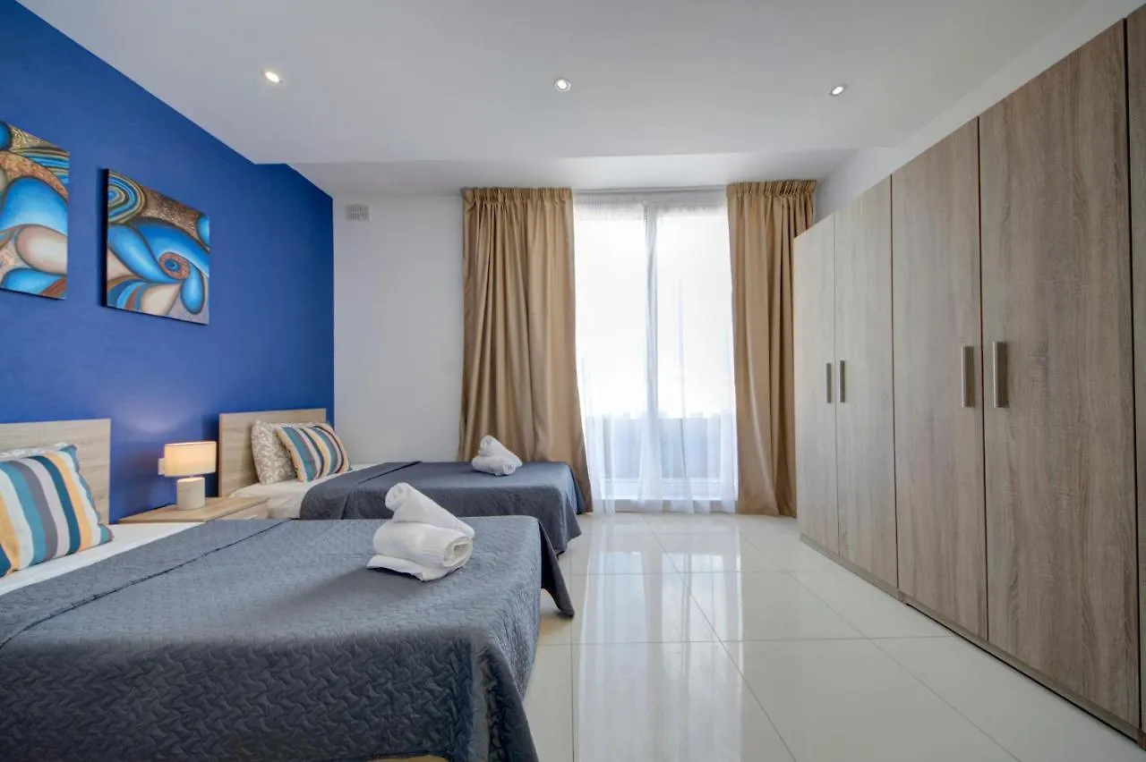 Sapphire Court Penthouse Apartment Sliema By Shortletsmalta